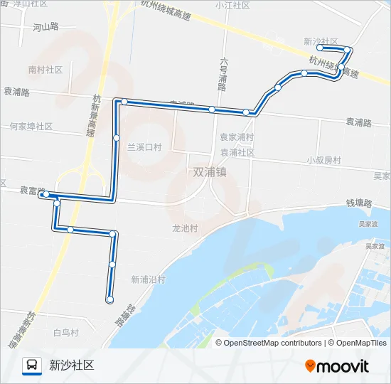 1402路 Bus Line Map