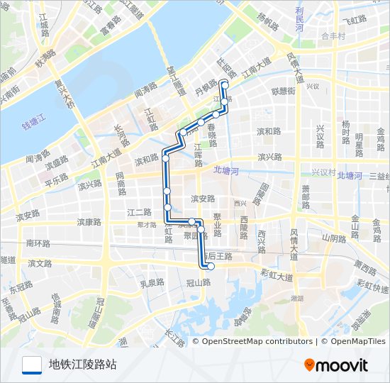 1501路 bus Line Map