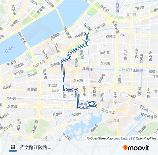 公交1501路的线路图