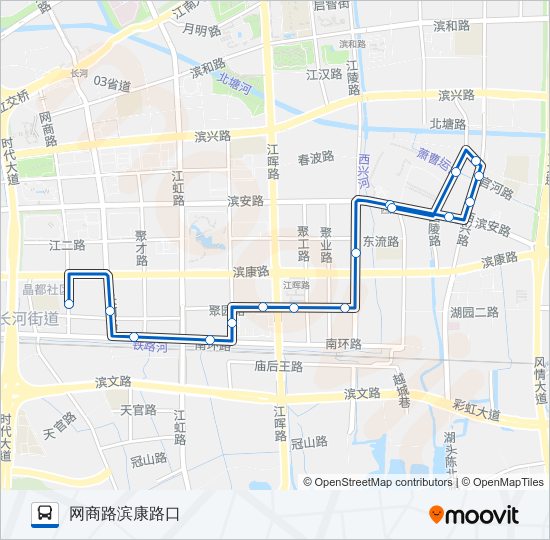 1502路 bus Line Map