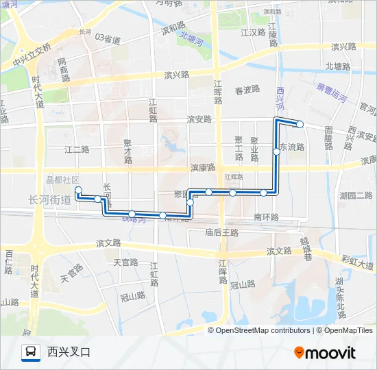 1502路 Bus Line Map
