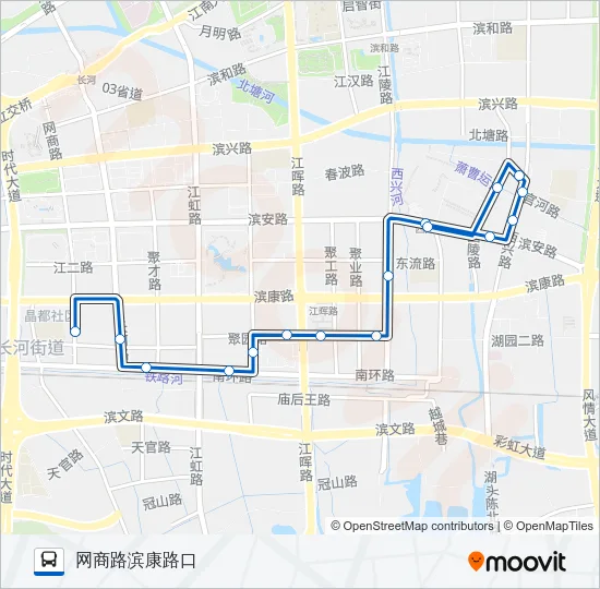公交1502路的线路图