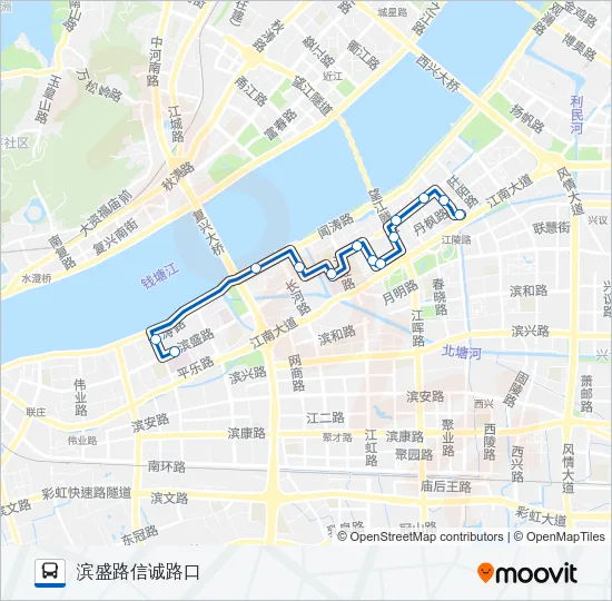 1504路 Bus Line Map