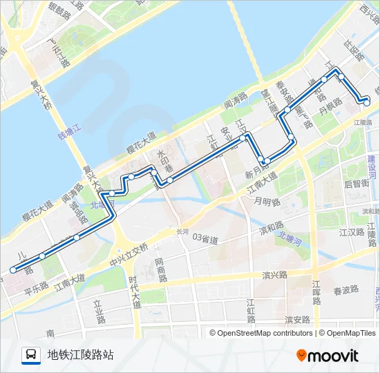 1504路 Bus Line Map