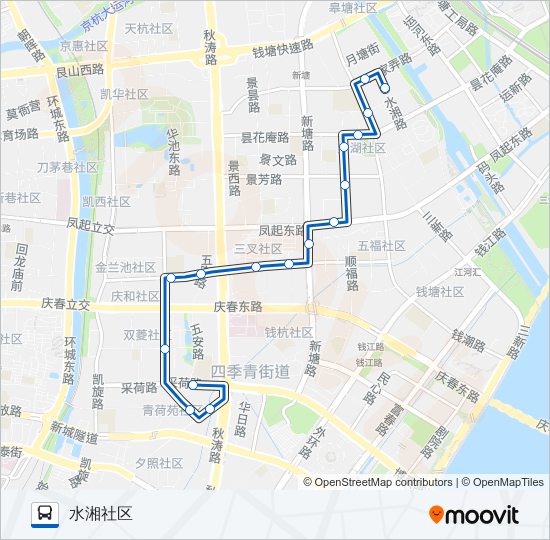 1600路 bus Line Map