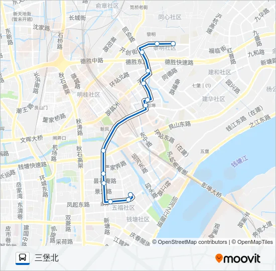 1601路 Bus Line Map