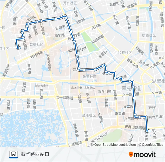303区间 Bus Line Map