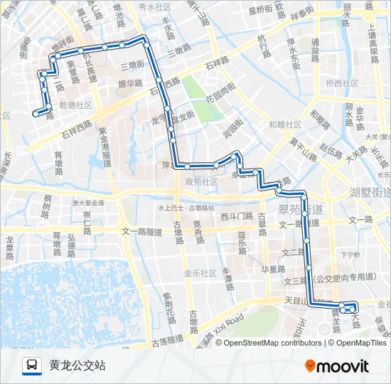 303区间 Bus Line Map