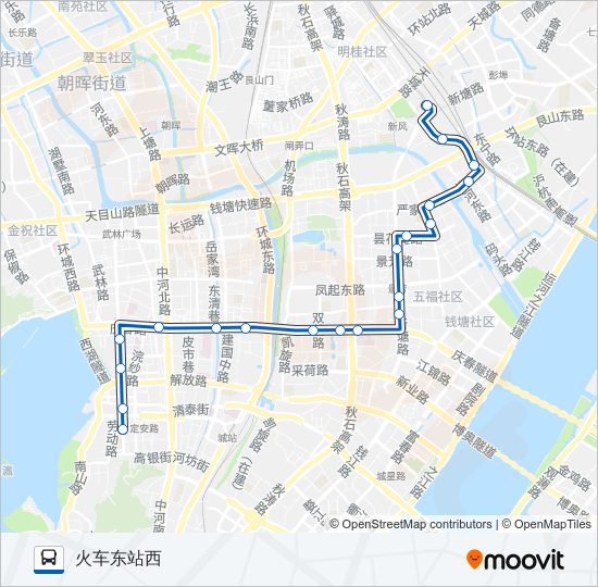 公交31区间路的线路图