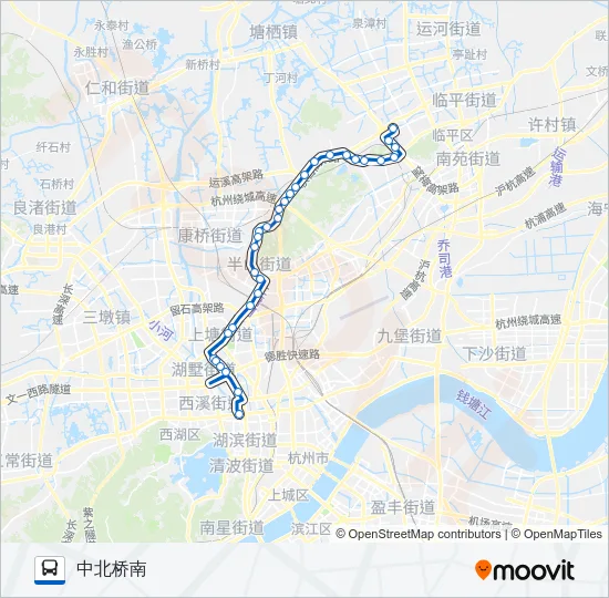 338区间 Bus Line Map