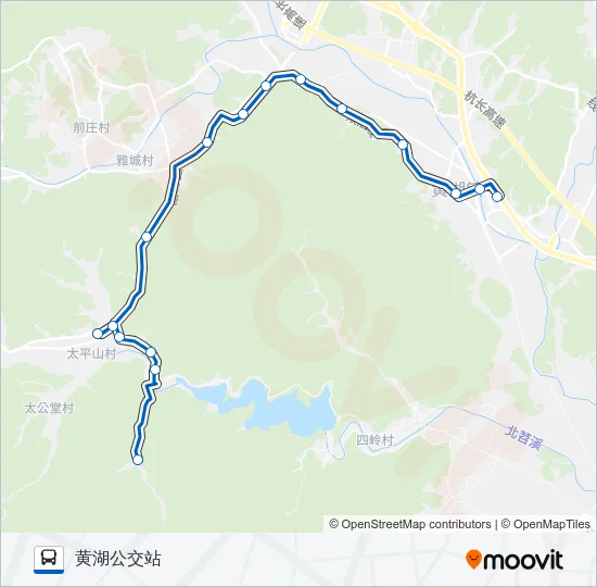 454区间 Bus Line Map