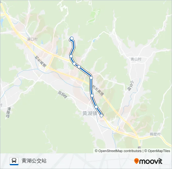 457区间 Bus Line Map