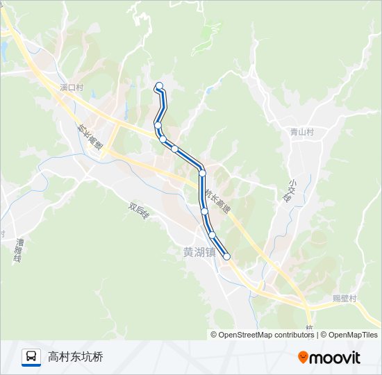 457区间 bus Line Map