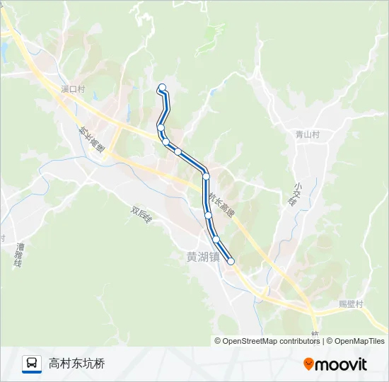 457区间 Bus Line Map
