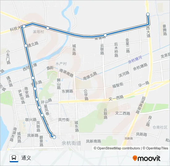 462区间 Bus Line Map