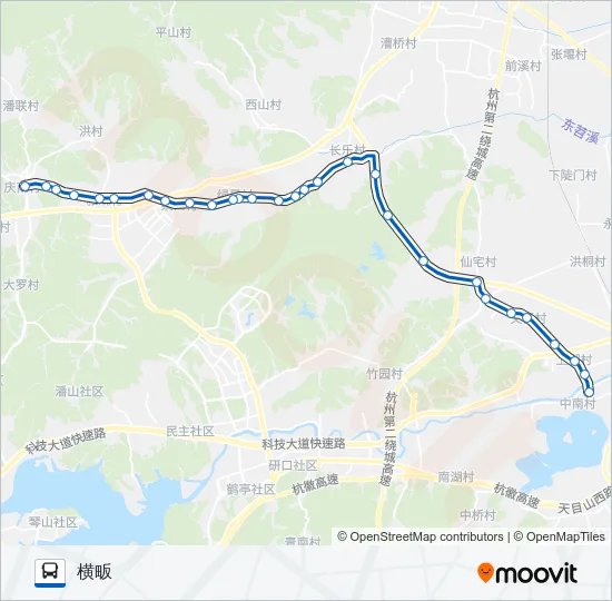 公交479B路的线路图