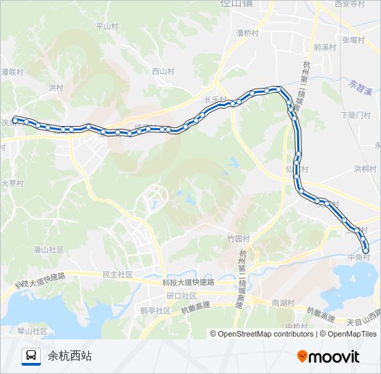 公交479B路的线路图