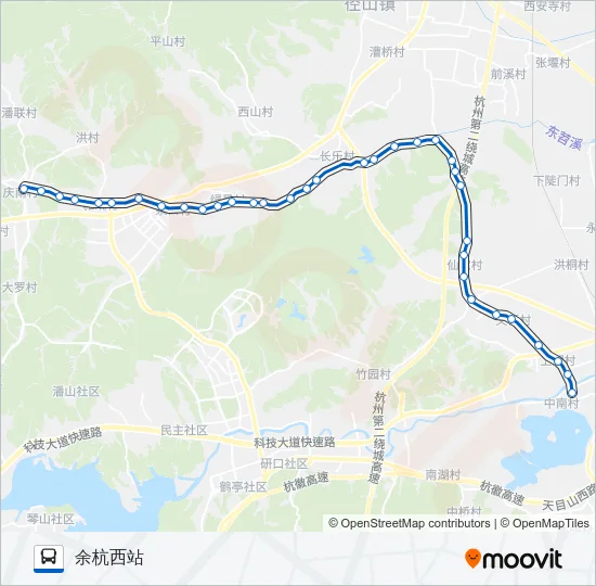 公交479B路的线路图
