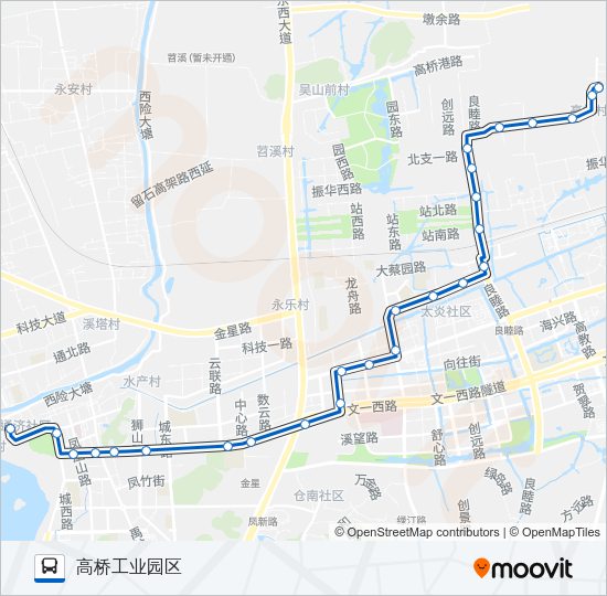 公交479C路的线路图