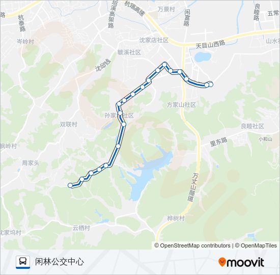 公交482区间路的线路图