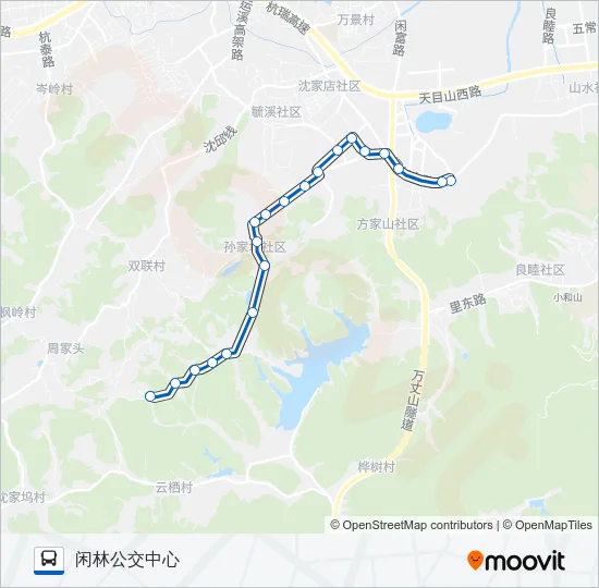 482区间 Bus Line Map