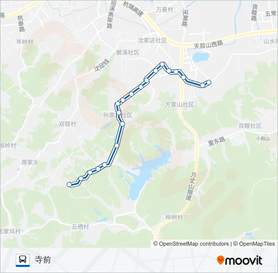 482区间 Bus Line Map
