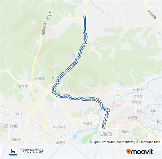 497A路 bus Line Map