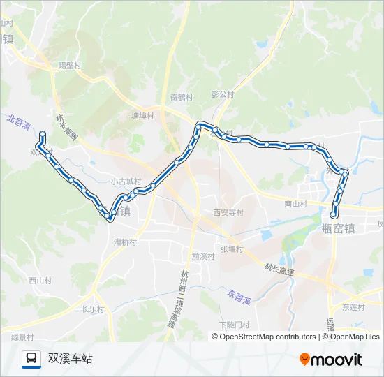 498区间 Bus Line Map