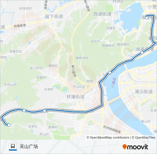514支线 Bus Line Map