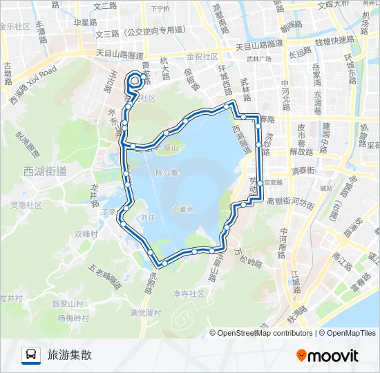 52路环线 Bus Line Map