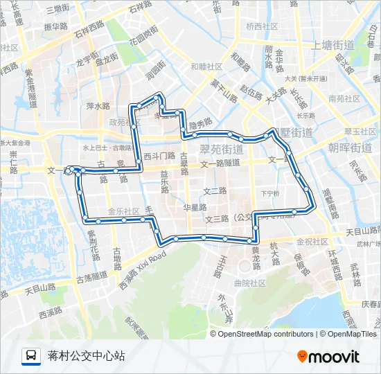 53路内环 Bus Line Map