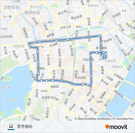 56路环线 bus Line Map