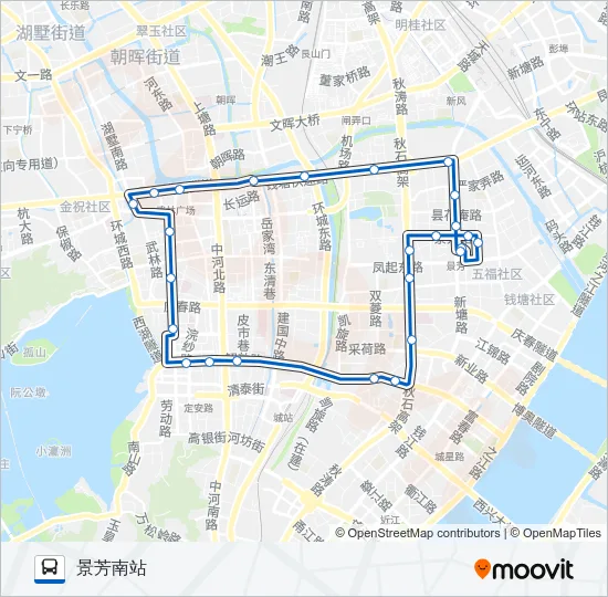 56路环线 Bus Line Map