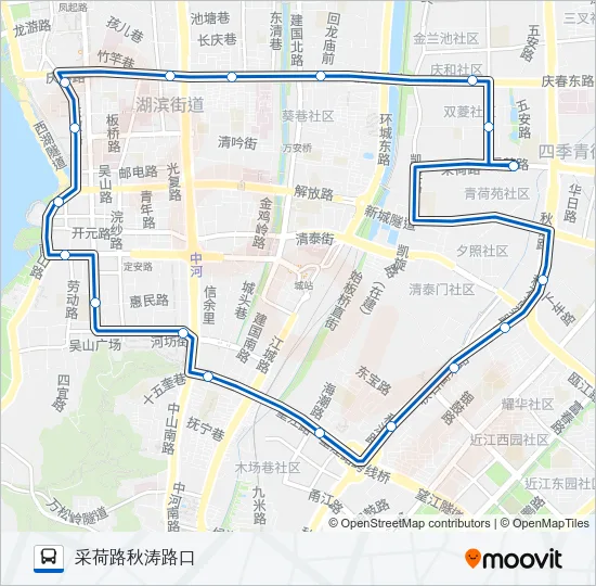 60路环线 Bus Line Map