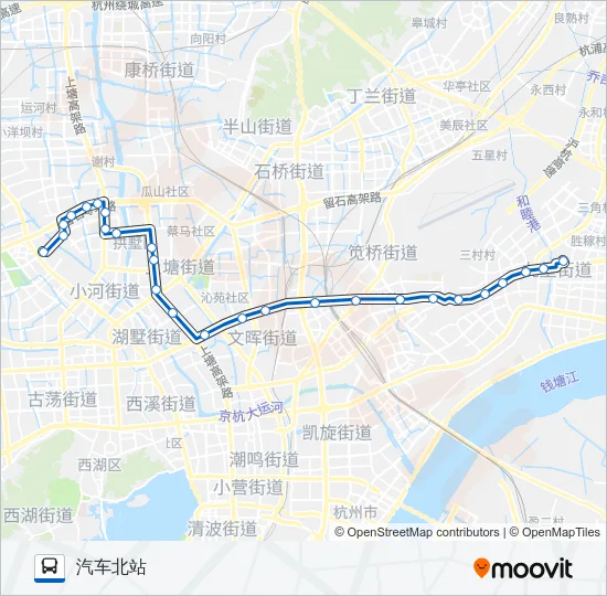 69路区间 Bus Line Map