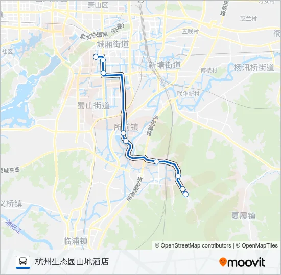 730区间 Bus Line Map