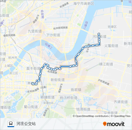 753区间 Bus Line Map