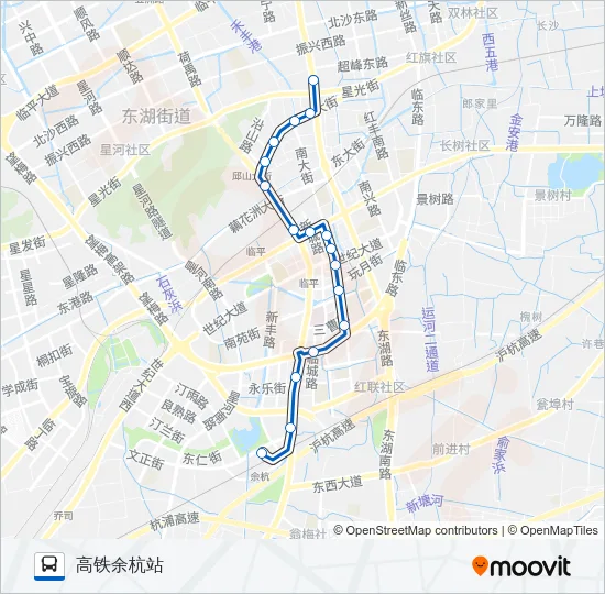 761区间 Bus Line Map