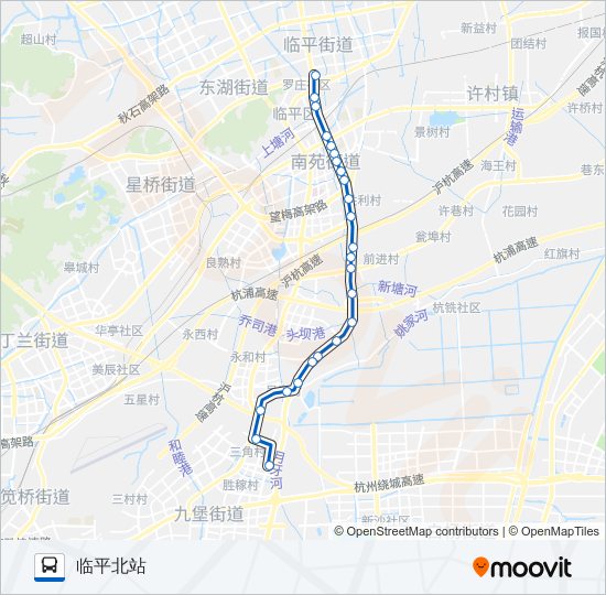 公交770A路的线路图