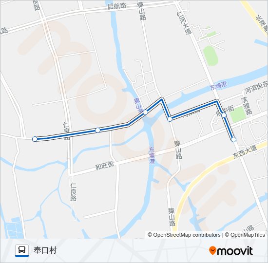 公交779C路的线路图