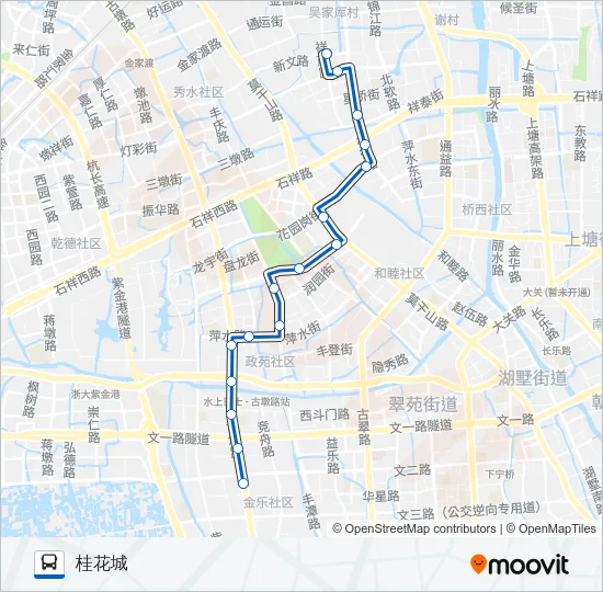 91路区间 Bus Line Map