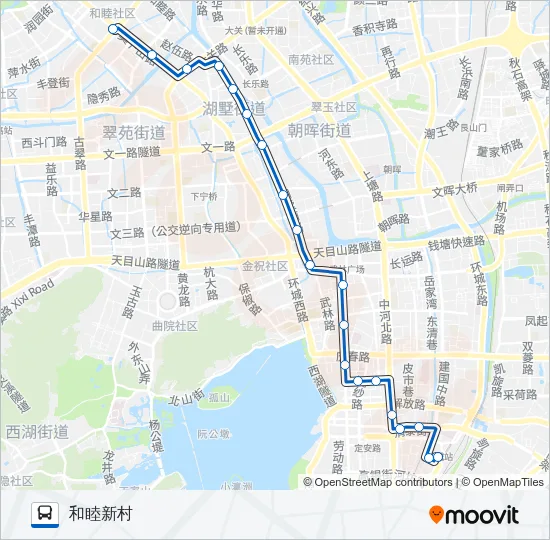 K155路 Bus Line Map