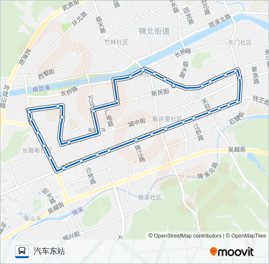 K9路外环 Bus Line Map