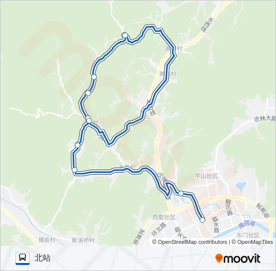 临安28路 Bus Line Map