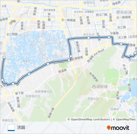 假日13线 bus Line Map