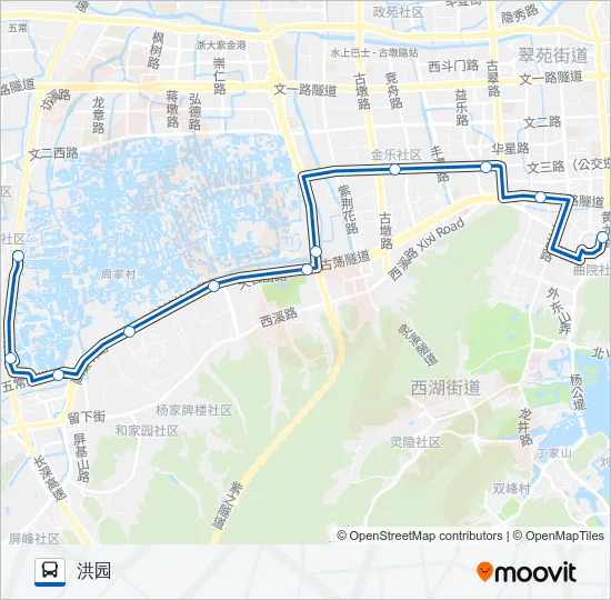 假日13线 Bus Line Map