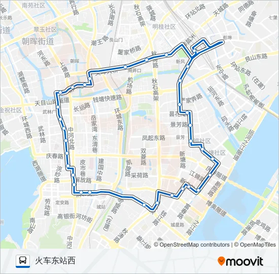106路环线 Bus Line Map