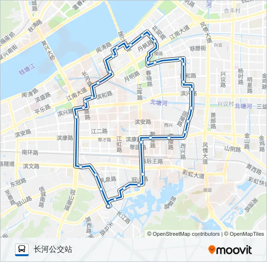 138路外环 Bus Line Map