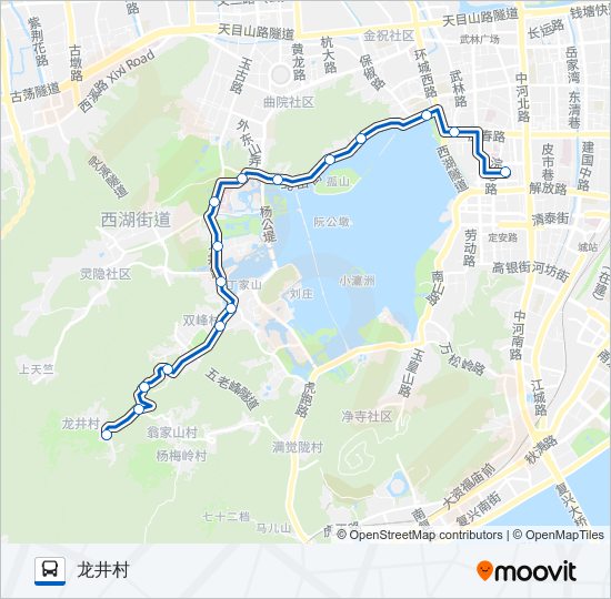 27路定时班 bus Line Map