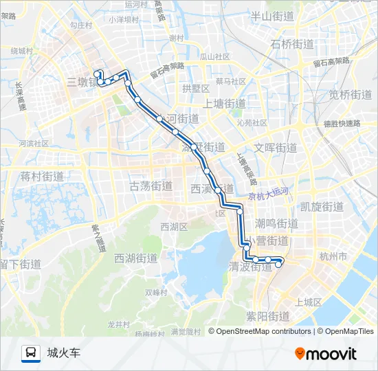 281路高峰 Bus Line Map